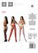 Эротические колготки-бодистокинг со шнуровкой на бедрах Passion S026 One Size, red, с доступом SO8949 фото 5