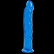 Фаллоимитатор Doc Johnson Jelly Jewels Dong & Suction Cup Blue, диаметр 3,6см, антибактериальный ПВХ SO2006 фото 1