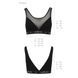 Топ с прозрачной вставкой Passion PS002 TOP black, size S SO4201 фото 6