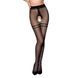 Колготки з відкритим доступом, контрастна подвійна резинка TIOPEN 015 black 3/4 (20 den) &mdash; Passion SO5828 фото 1